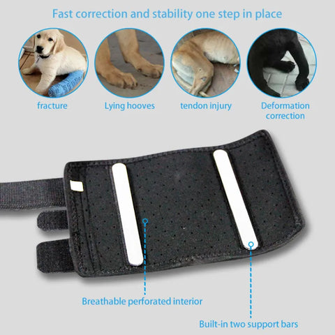 Lispoo Dog Hock Brace With Reflective Strips