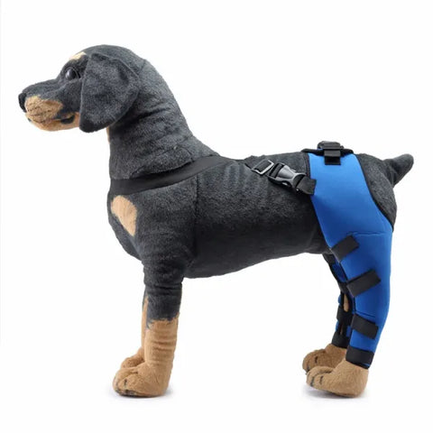 Lispoo Dog Brace  For Double Hind Leg With Reflective Strips